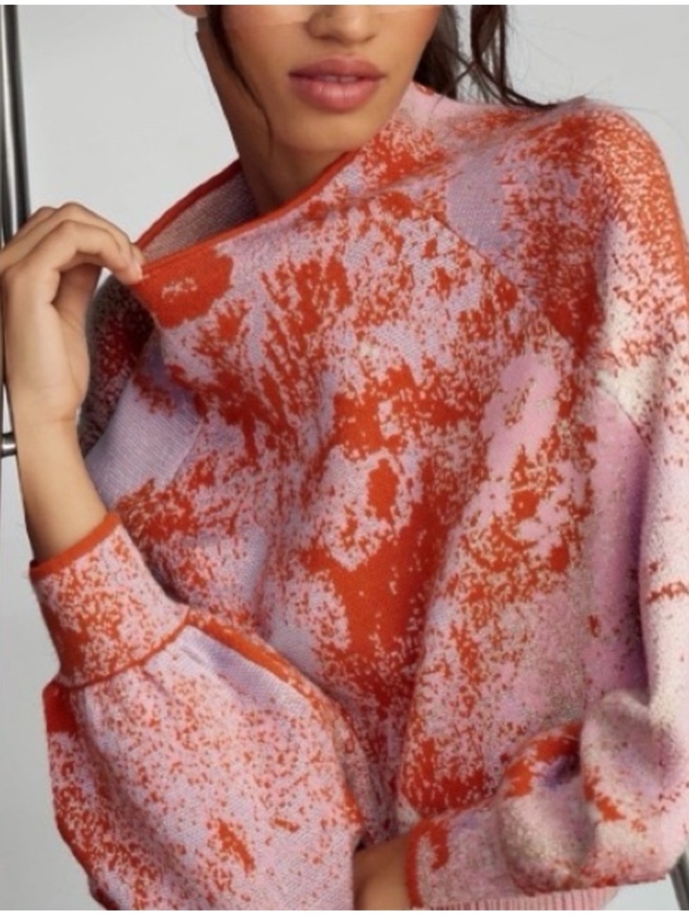 Anthropologie The Beatriz Mock-Neck Sweater: Lurex Edition
Size L. - Picture 9 of 9